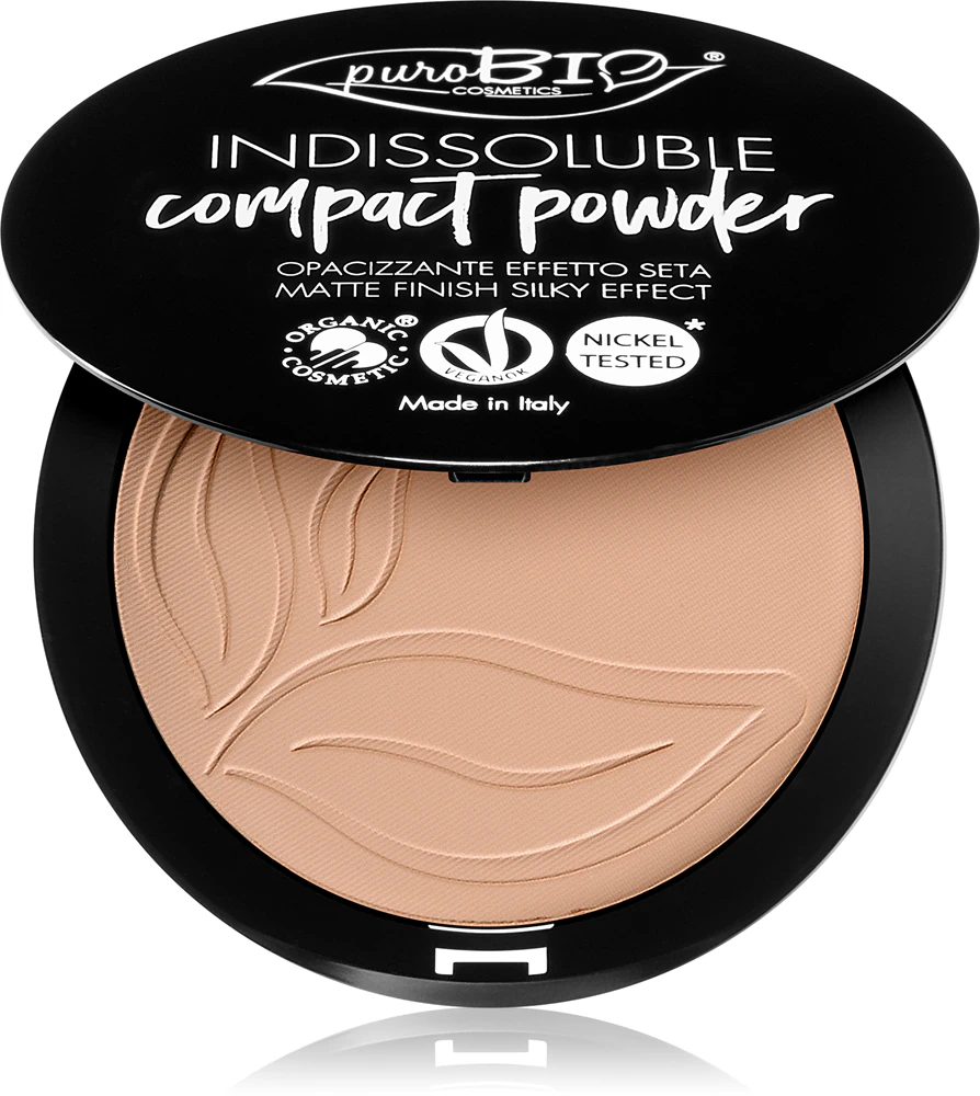 puroBIO Cosmetics Indissouble compact powder with matt effect Farbton 04 9 g