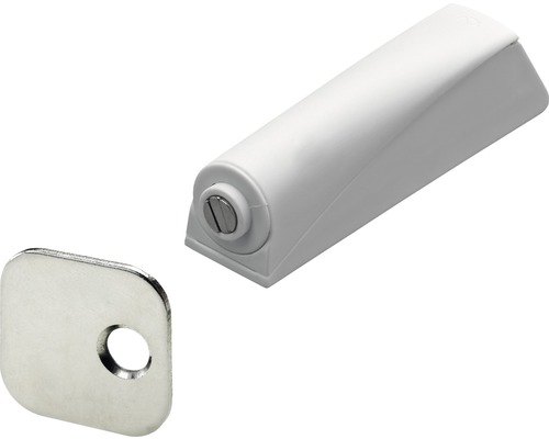 Hettich Push to open door opener with magnet, white