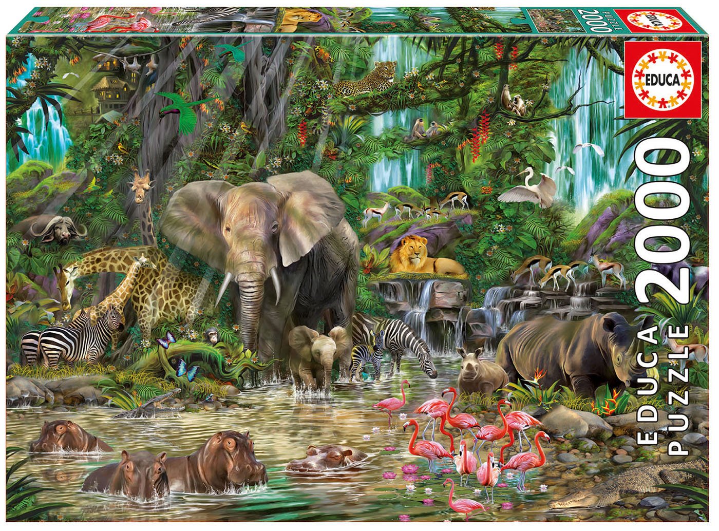 Educa Puzzle African Jungle John M Enright A