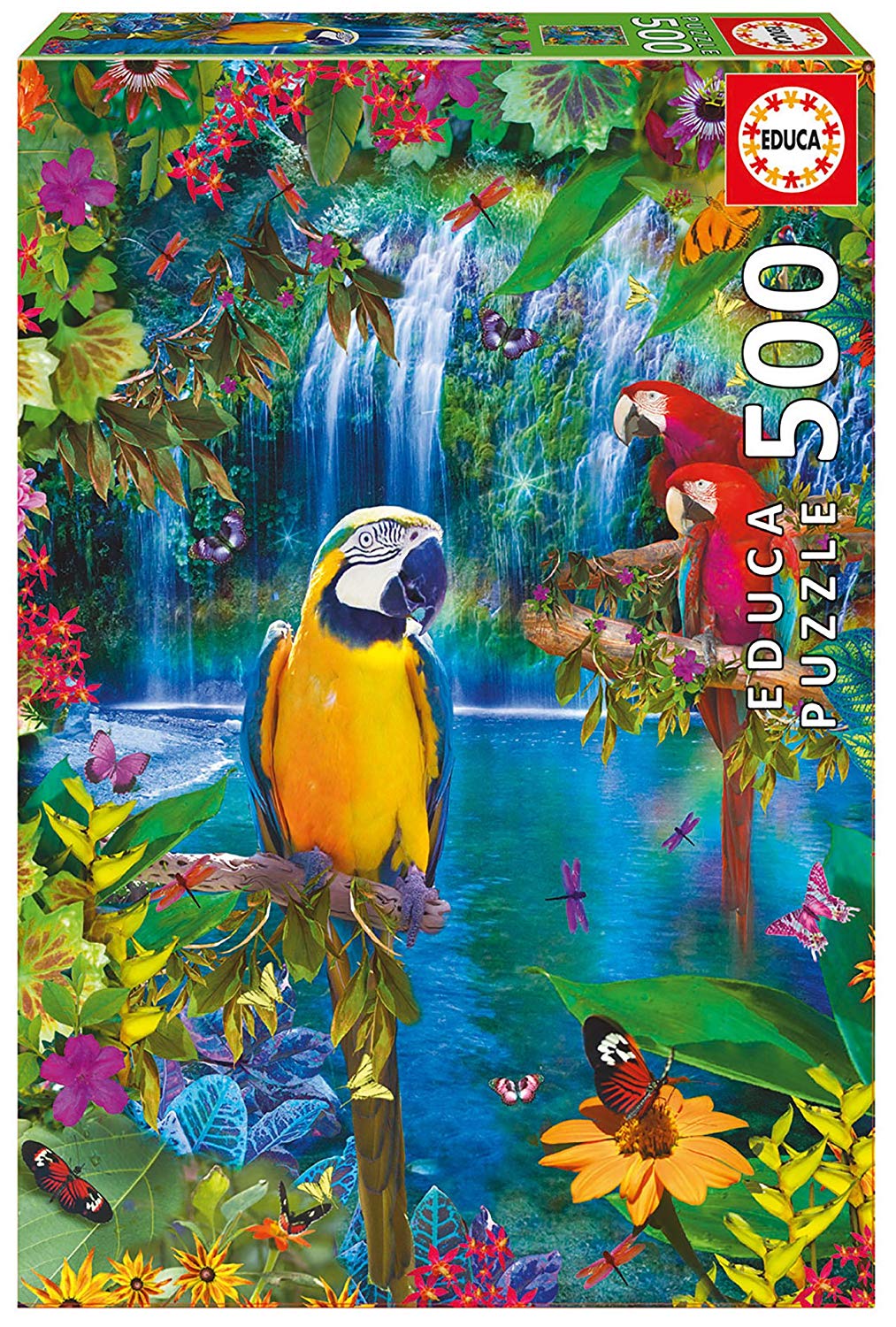 Educa Puzzle Bird Tropical Land A