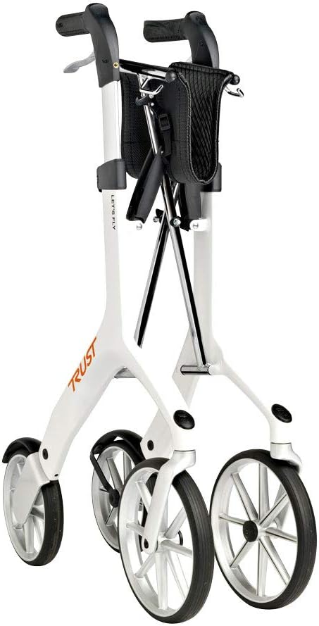 Trust Care Let\'s Fly Outdoor Rollator - White