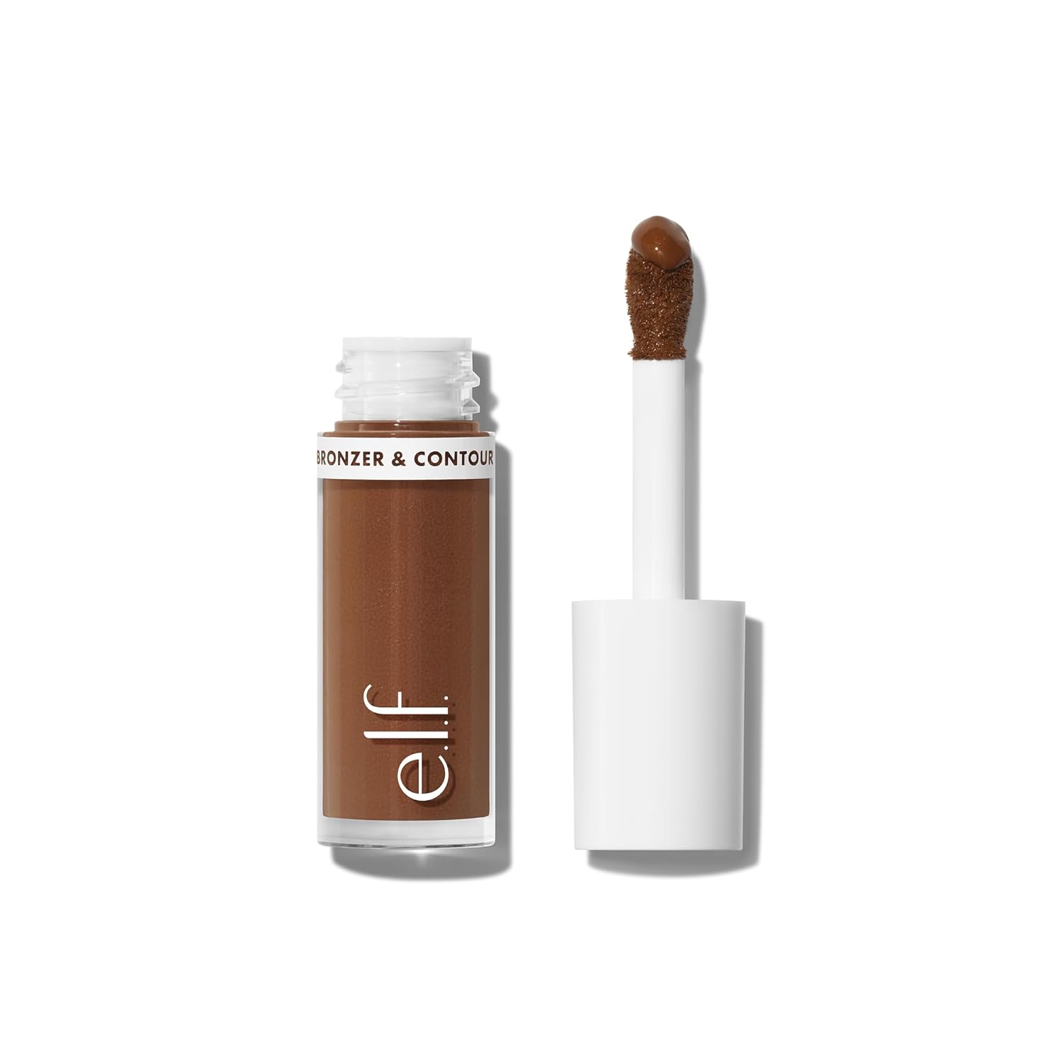 e.l.f. eleven. Camo Liquid Bronzer & Contour, Highly Pigmented, Natural Glow, Blendable Texture, Long-Lasting, Rounded Applicator, Vegan & Cruelty Free, 8 Deep