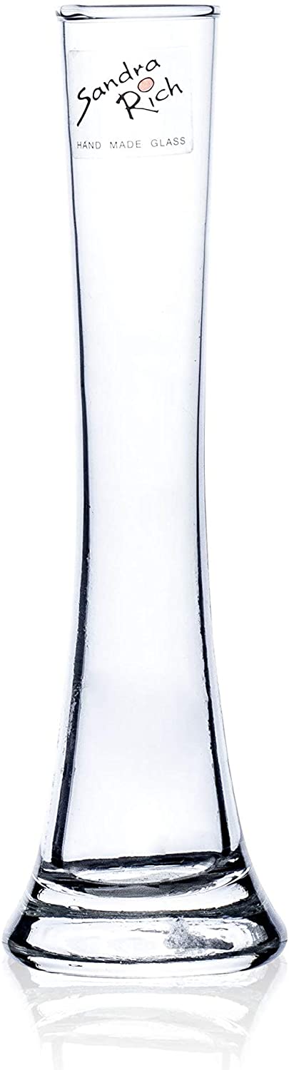 Sandra Rich glass vase \"Solifleur X\" vase glass flower vase table vase, hot cut 18cm