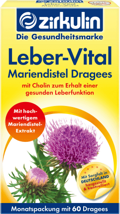 Zirkulin Liver Vital Milk Thistle Dragees 60 Pcs., 24 G
