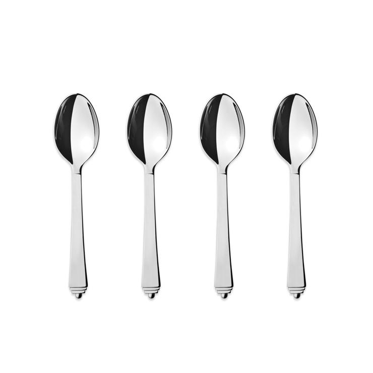 Georg Jensen Pyramid Tea And Coffee Spoons