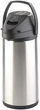 Rosenstein & Söhne Stainless Steel Pump Pot Vacuum Jug Garden, Lawn, Maintenance