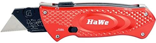 HaWe 0303.0 Retractable Universal Knife with Trapezium Blade