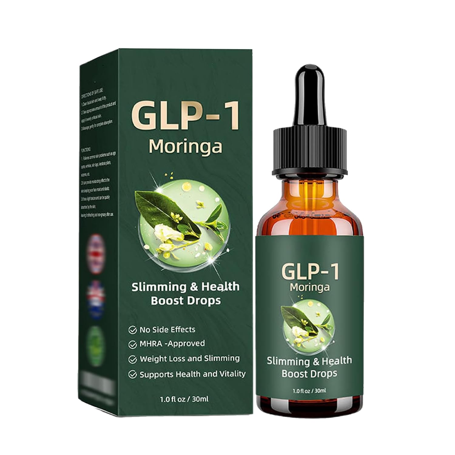 SPZV GLP-1 Moringa Slimming and Health Boost Drops, SPZV GLP-1 Moringa, SPZV GLP-1 Moringa Boost Drops, easy to use for women and men (1PC)