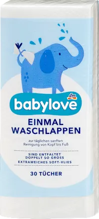 Single washcloth pack, 30 pieces