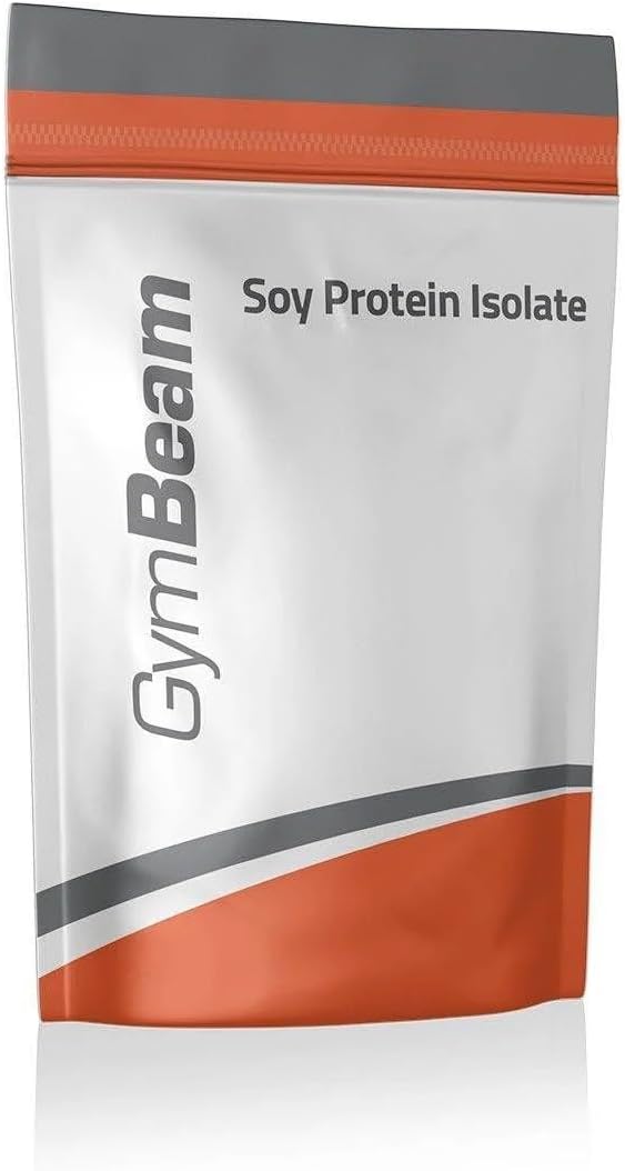 GymBeam Vegan Protein - Soy Protein Isolate, Popular Vegetable Protein Powder, Up to 87% Protein, Fat Free, Low Sugar Content, GMO Free, Supports Muscle Building (1000 g, Banana)
