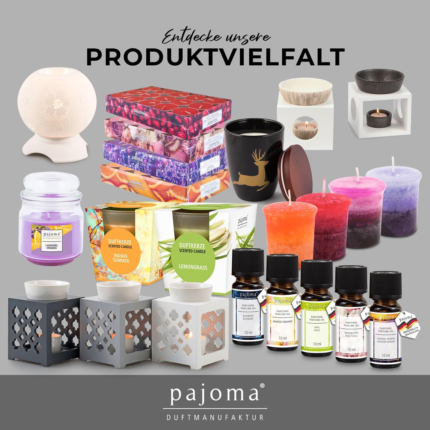 Pajoma Duftteelicht Rosenblüte, 90 Stück (3 X 30Er Pack) In Verschiedenen D