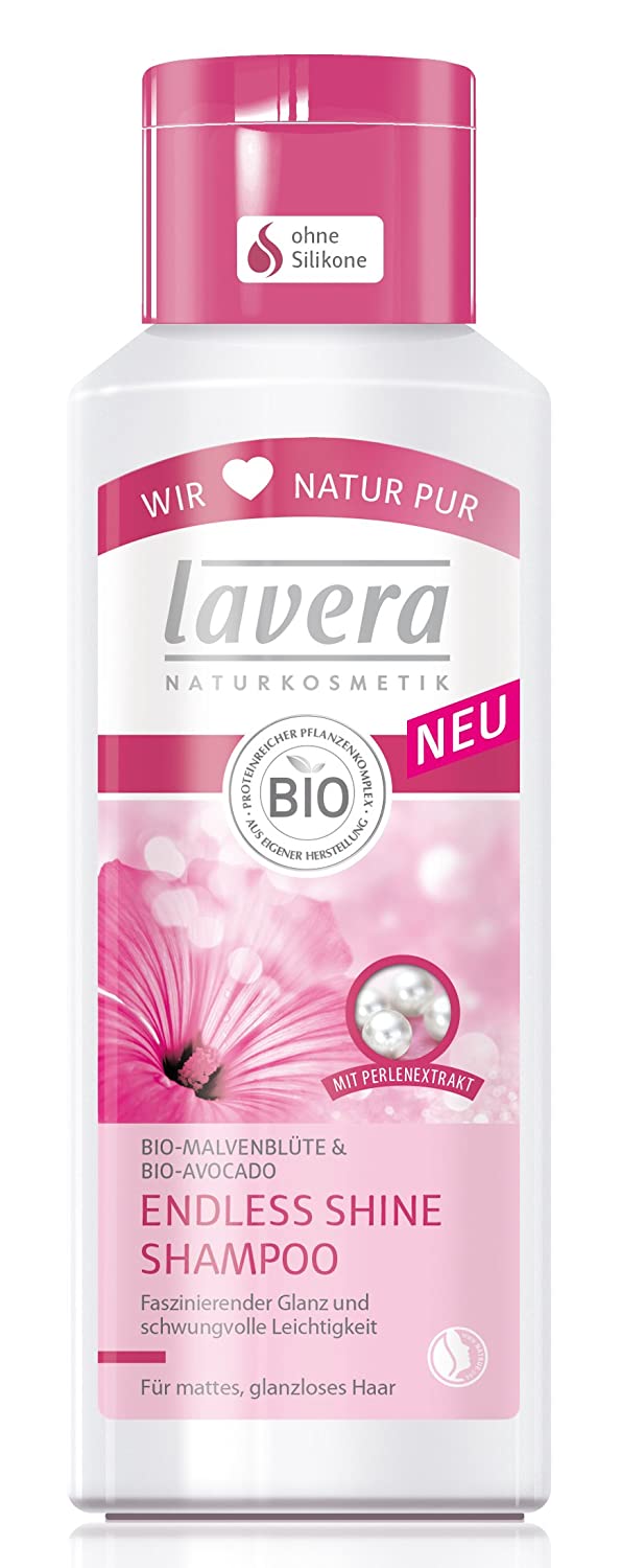 Lavera Endless Hair Care Matte Dull Hair Shine Shampoo Organic Mauve and Avocado 200 ml (Pack of 2)