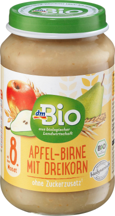 dmBio Apple-pear with three grains from the 8th month, Demeter, 190 g