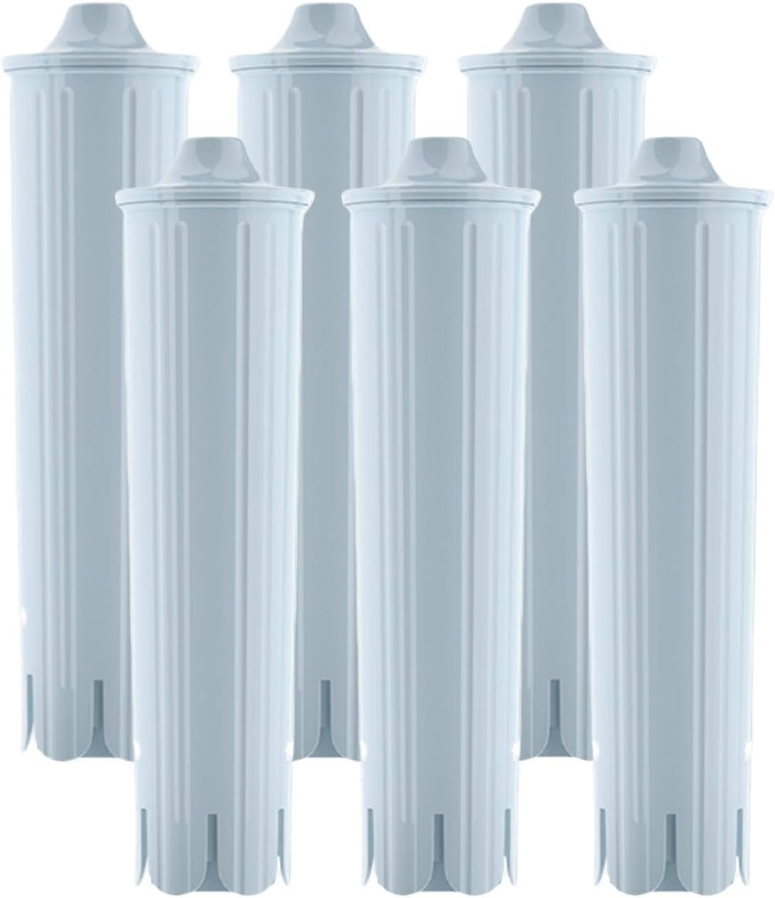Pack of 6 Replacement Filters for Coffee Machines, Compatible with Jura Z8/Z6/J6/J600/S8/S80/E80/E800/E60/E60/E600/D6/D60/D600/ENA8/WE6/WE8. Replace Every 2 Months, 65 L.