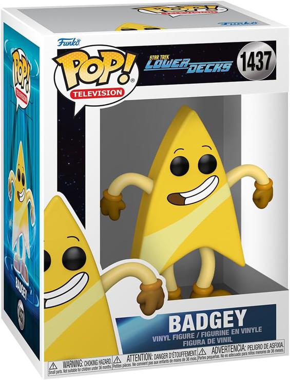 Funko Pop! TV: Star Trek LD - Badgey - Star Trek Lower Decks - Vinyl Collectible Figure - Gift Idea - Official Merchandise - Toys For Children and Adults - Cartoons Fans