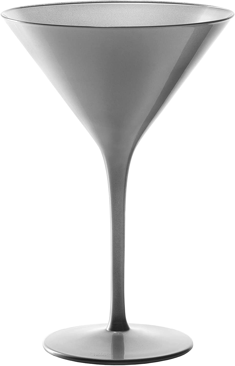 Stölzle Lausitz Cocktail Bowls Set of 6 I Cocktail Glasses Made of High-Quality Crystal Glass 240 ml I Dishwasher Safe I Martini Glasses I High Break Resistance (Silver)