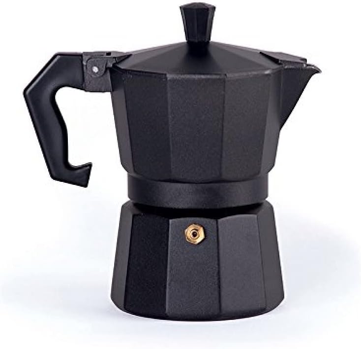 Excelsa Chicco espresso pot, made of aluminum, black 1 Tazza black