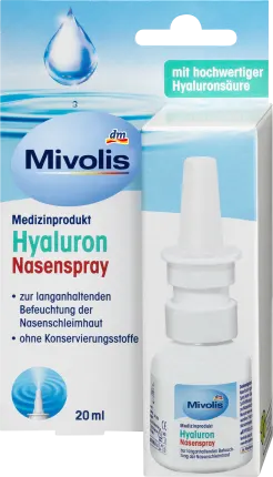Mivolis Hyaluron nasal spray, 20 ml