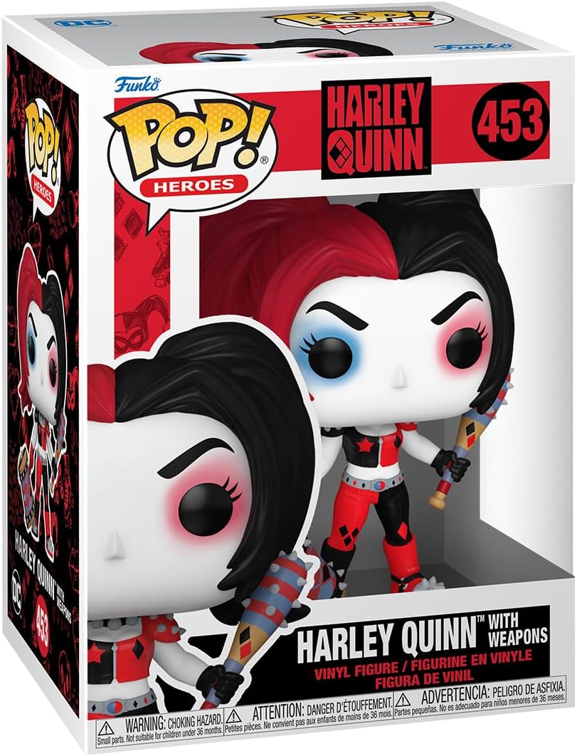 Funko Pop! Heroes: DC - Harley Quinn with Weapons - Vinyl Collectible Figure - Gift Idea - Official Merchandise - Toy for Children and Adults - Comic Books Fans - Model Figure for Collectors