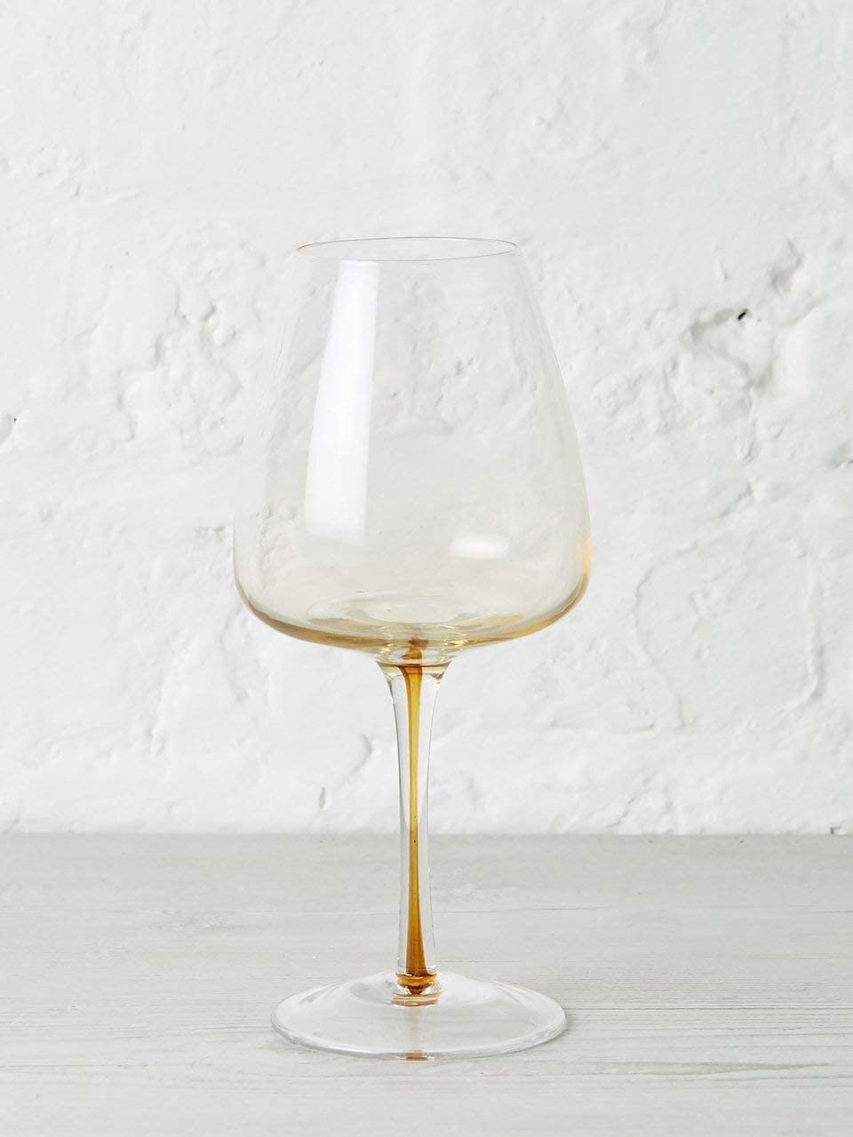 broste Copenhagen Wine Glass Amber Red