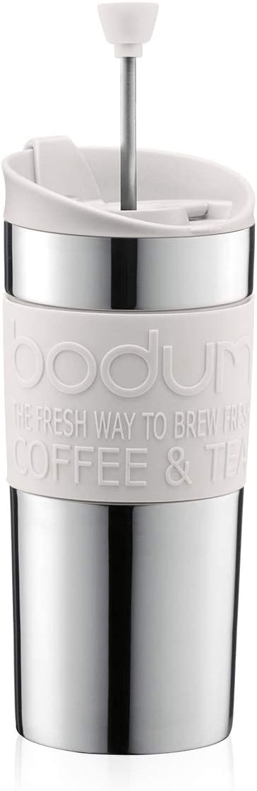 Bodum Travel Press Coffee Maker, Vacuum, Small, 0.35 Litre - Black