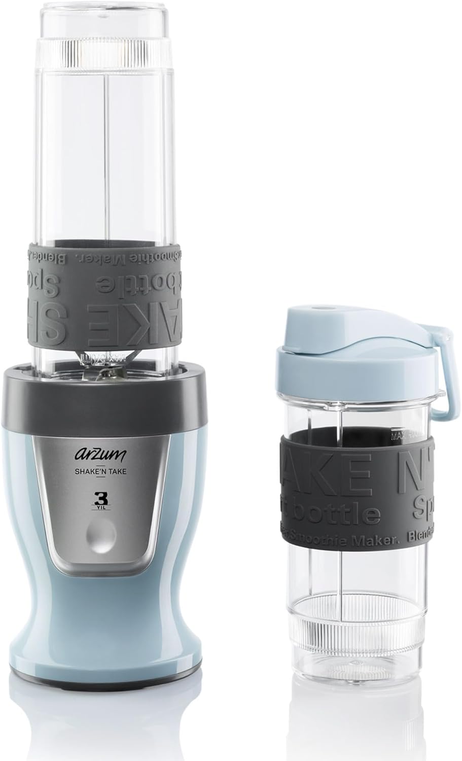 Arzum Shake \'n Take Personal Blender, Blue