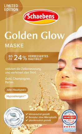 Schaebens Face mask Golden Glow (2x5 ml), 10 ml
