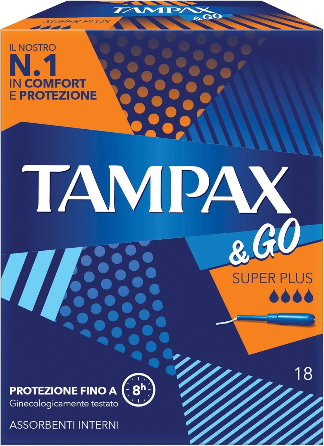 Tampax & Go Super Plus x18 tampons