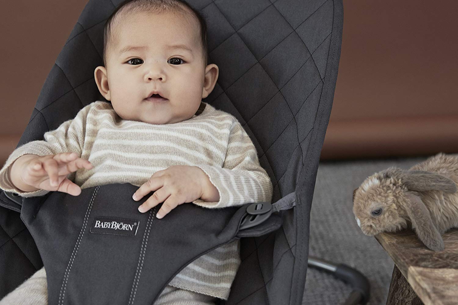 Baby Bjorn Babybjörn baby rocker bliss, cotton, anthracite gray