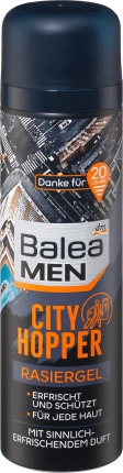 Balea MEN Razing gel City Hopper, 200 ml