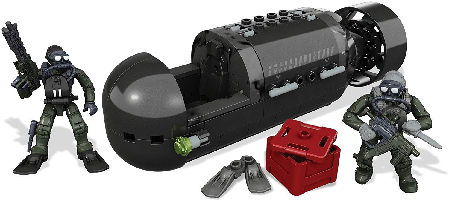 Mega Construx Mega Bloks Call Of Duty Seal Sub Recon Building Set