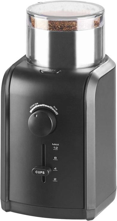 ROSENSTEIN & SOHNE Rosenstein & Söhne Coffee Grinder: XXL Coffee & Spice Mill, Beating Grinder, 200 W, up to 70 g, 5 Grinding Levels (Electric Coffee Grinder, Electric Coffee & Spice Mill, Nutmeg Mill)