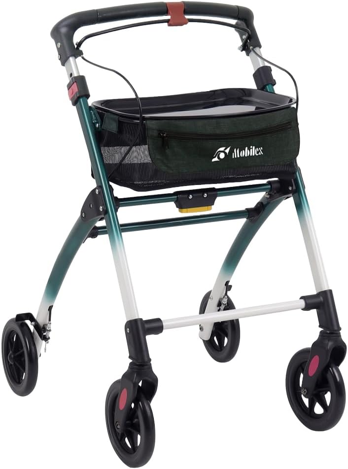 Mobilex Jaguar Indoor Rollator Green / White