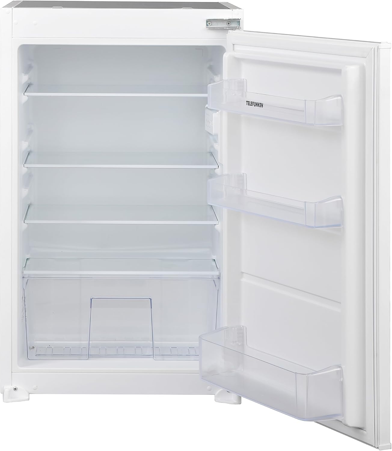 TELEFUNKEN EK88S134E Built-in Fridge without Freezer | 88cm Recess | Tow Door Technology | 126 liter net capacity | Temperature Control | White