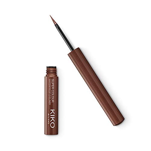 KIKO Milano Super Colour Waterproof Eyeliner Waterproof Extra Opaque Colour, bronze ‎08