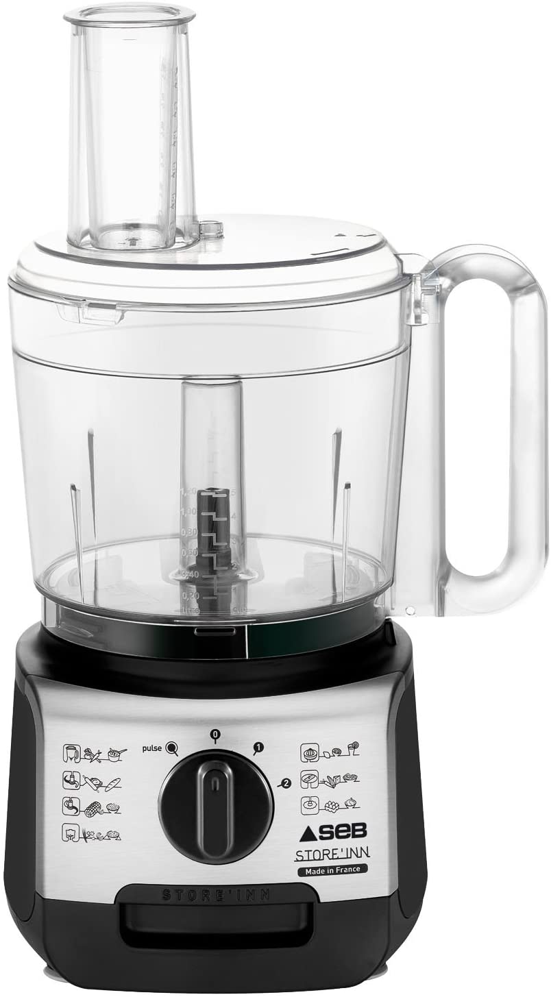 SEB DO322800 food processor - food processors (Black, Silver)