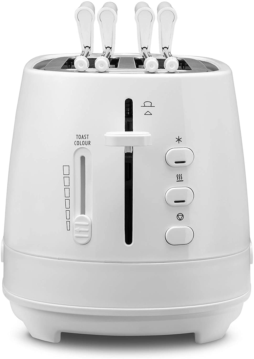 DeLonghi De Longhi CTLAP2203 Toaster with Tongs 550 Watt Red