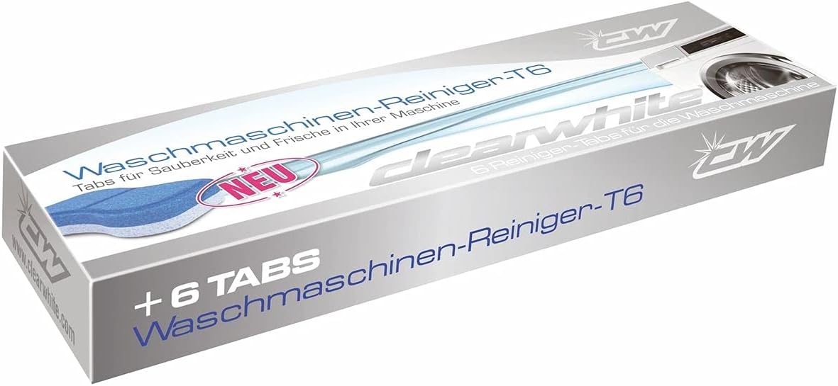 Clear White T6 Washing Machine Cleaner Tabs T6