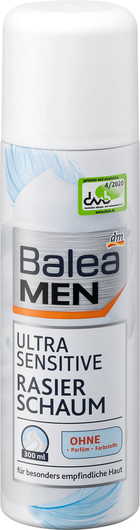 Balea MEN Ultra Sensitive Shaving Foam, 300 Ml