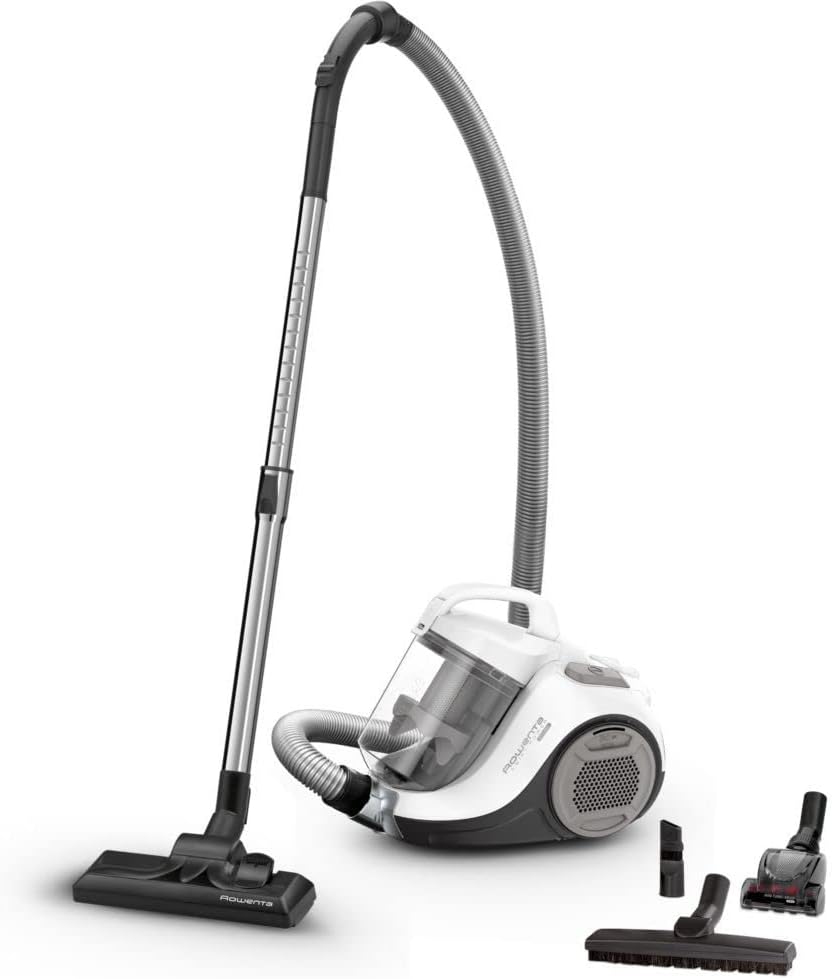 Rowenta Store Rowenta RO2957 Swift Power Cyclonic Bagless Tow Vacuum, Cyclone Animal Kit, 25ft Radius, Filtering Up to 99.98%