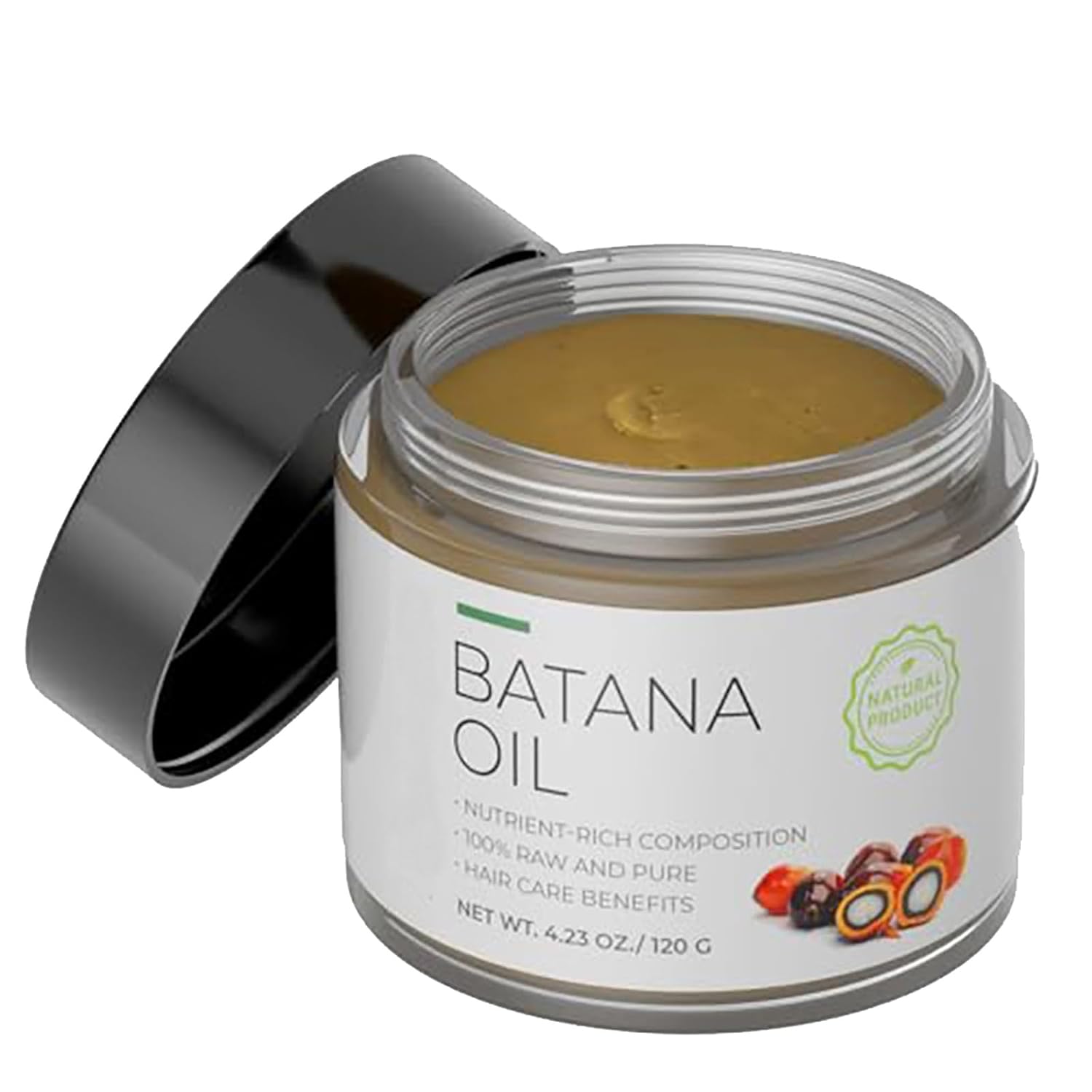 Hair Oil - Natural Batana Oil from Honduras, Eliminates Split Ends, Restores Damaged Hair and Scalp, Improves Hair Shine (1)