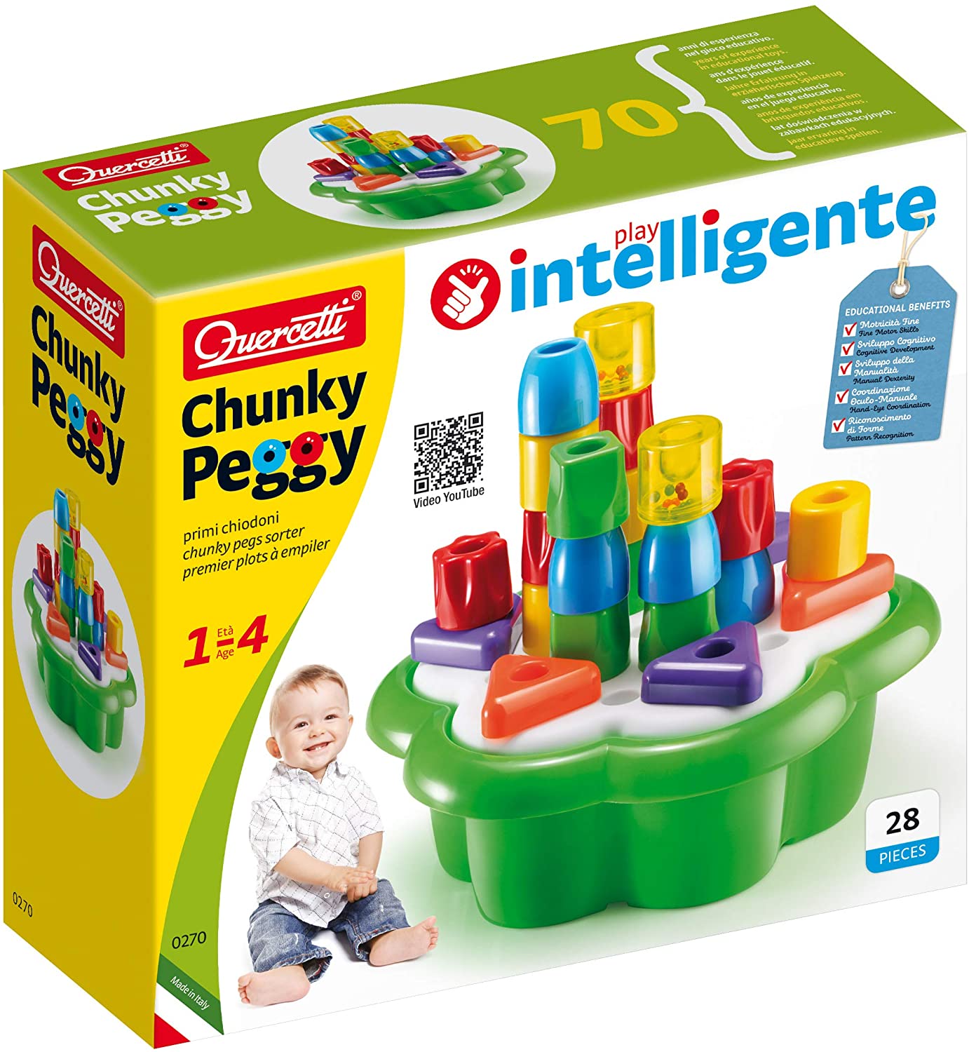 Quercetti Daisy Basket Chiodoni Box