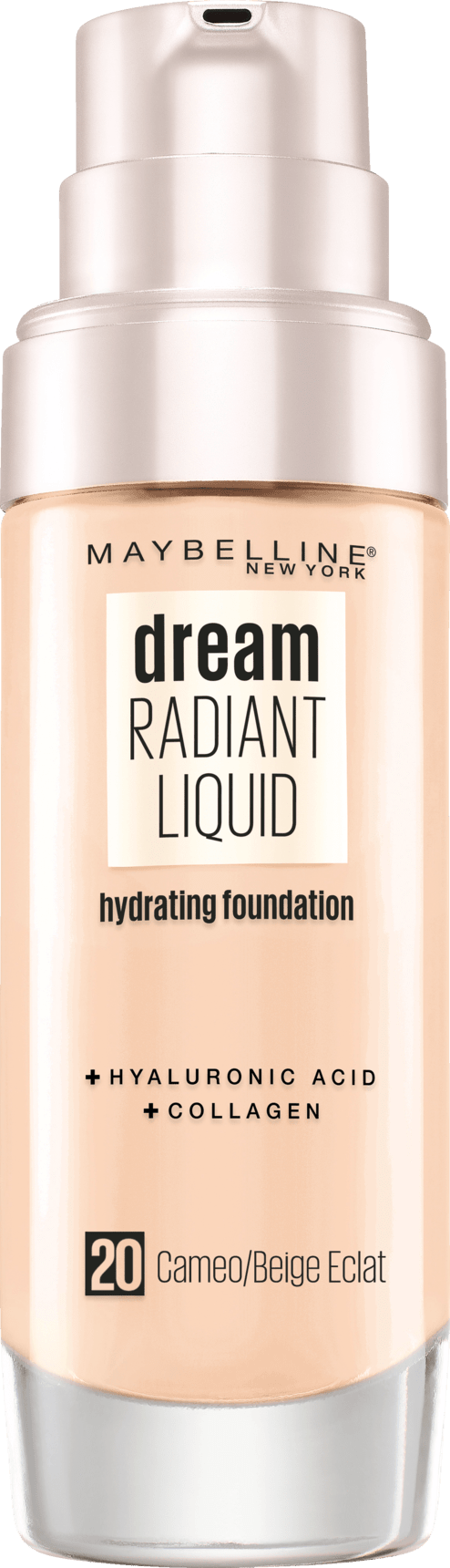 Maybelline Dream Radiant Liquid Make-Up 20 Cameo, 30 Ml