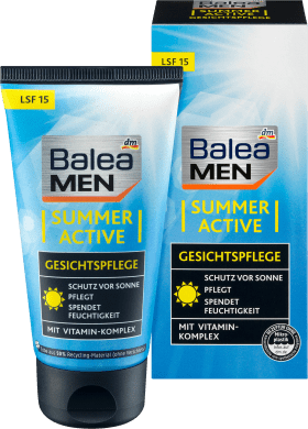 Balea MEN Day Cream Summer Active Face Care, 75 ml