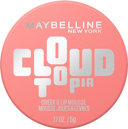Maybelline New York Blush Cloudtopia Cheek & Lip Mousse 09 Dreamy Dawn, 5 g