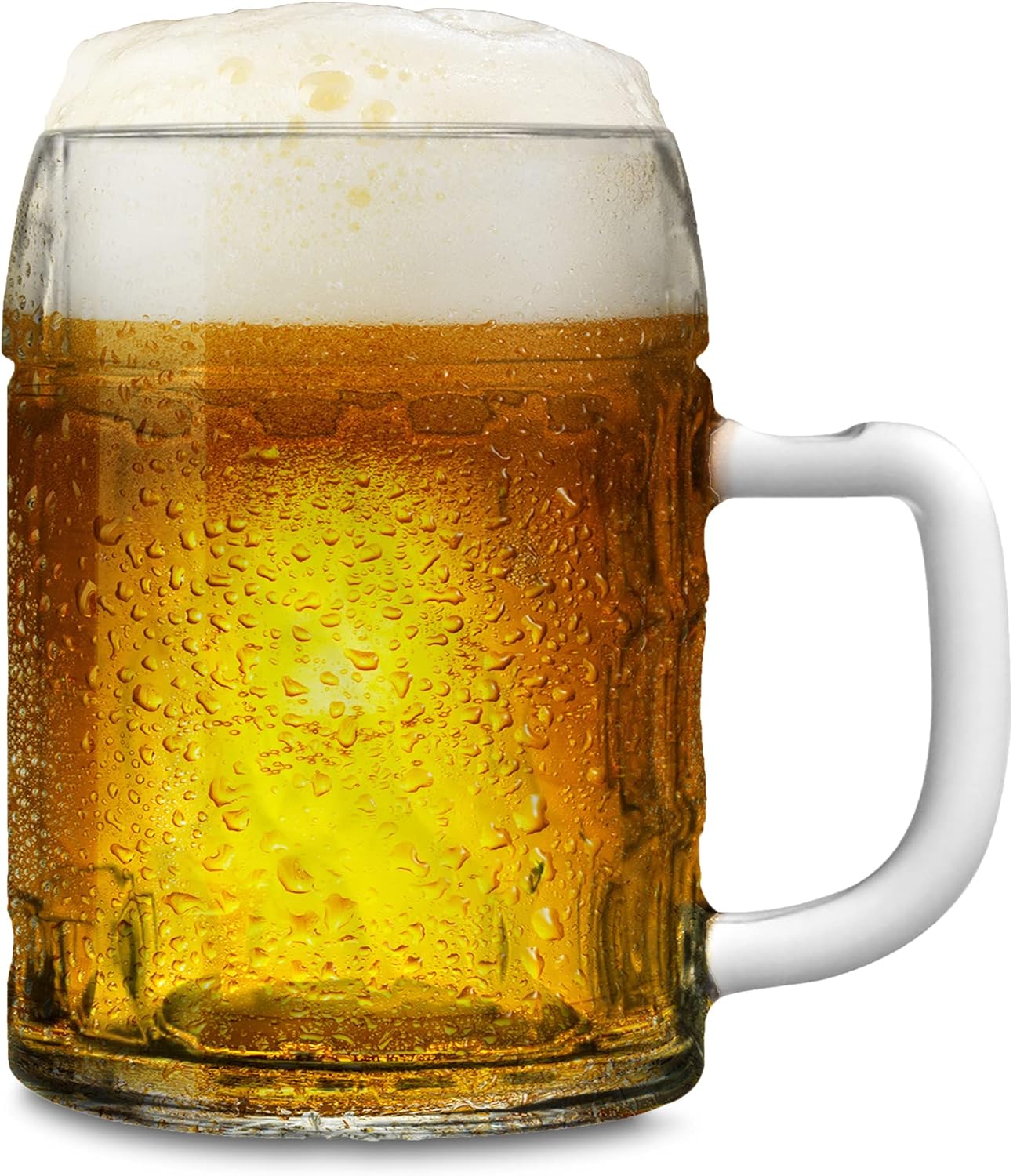 Stölzle Lausitz Store Stölzle Lausitz Kaiser Collection Beer Mugs 300 ml Set of 6 Dishwasher Safe Height 11.2 cm Outer Diameter 8.1 cm Clear