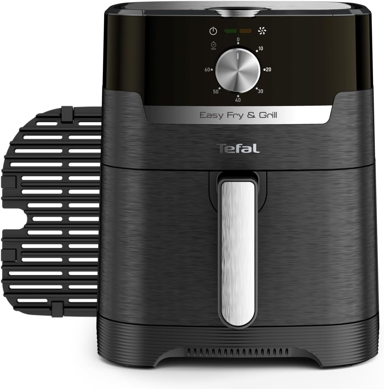 Tefal Easy Fry & Grill Classic Hot Air Fryer, 2-in-1 Technology (Air Fryer and Grill) XL, 4.2 Litres for 6 Servings, 1550 Watt, Energy Saving, No Oil, Healthy Fryer, Black, EY5018