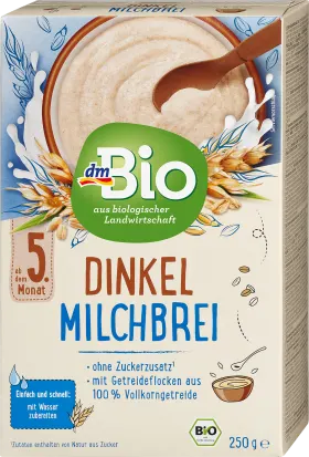 dmBio Spelled milk porridge from the 5th month, 250 g