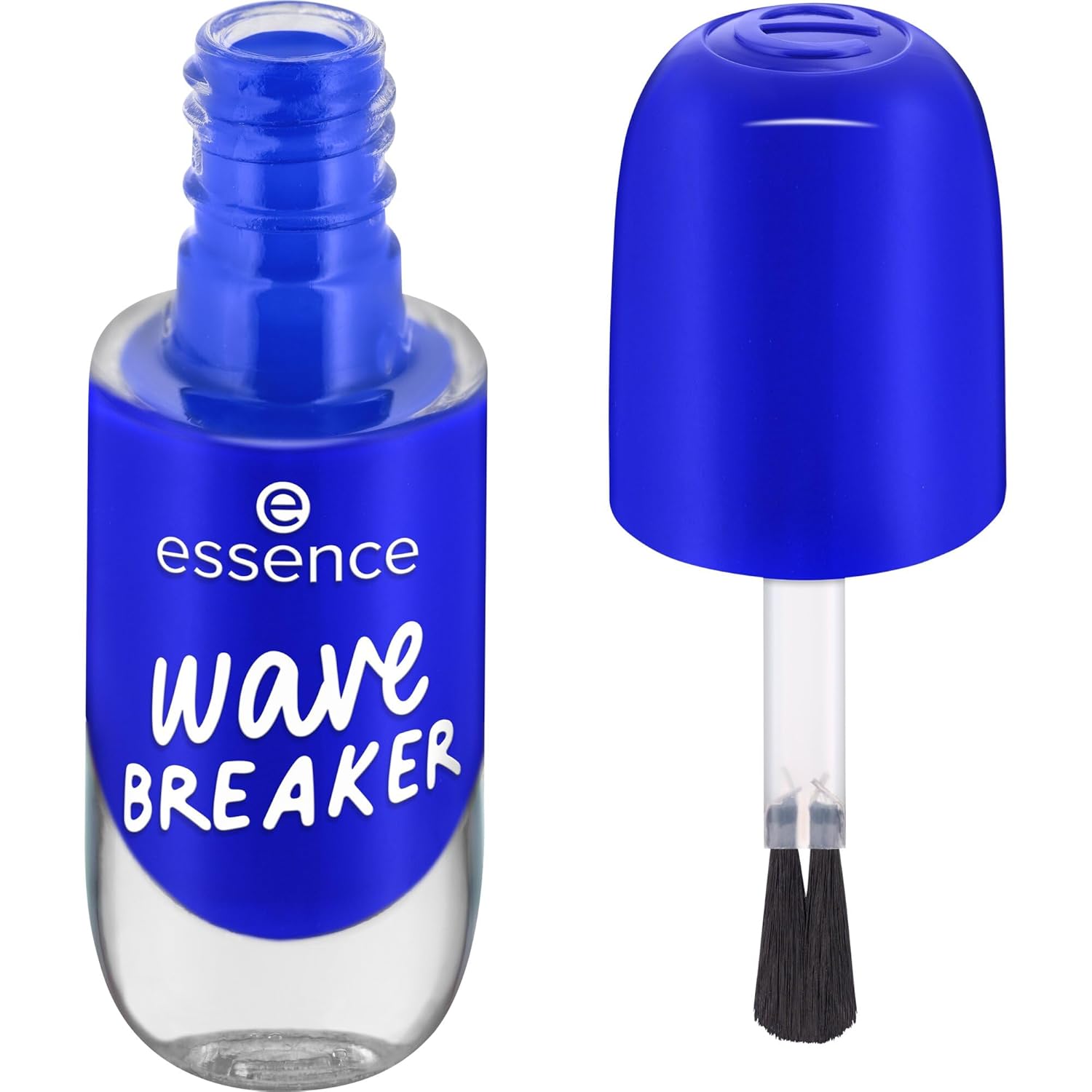Essence Cosmetics Gel Nail Color, Nail Polish, Blue, Long-Lasting, Express Result, Quick-Drying, Shiny, Color-Intensive, Vegan, No Microplastic Particles, No Perfume, No Parabens, Pack of 1 (8 ml)