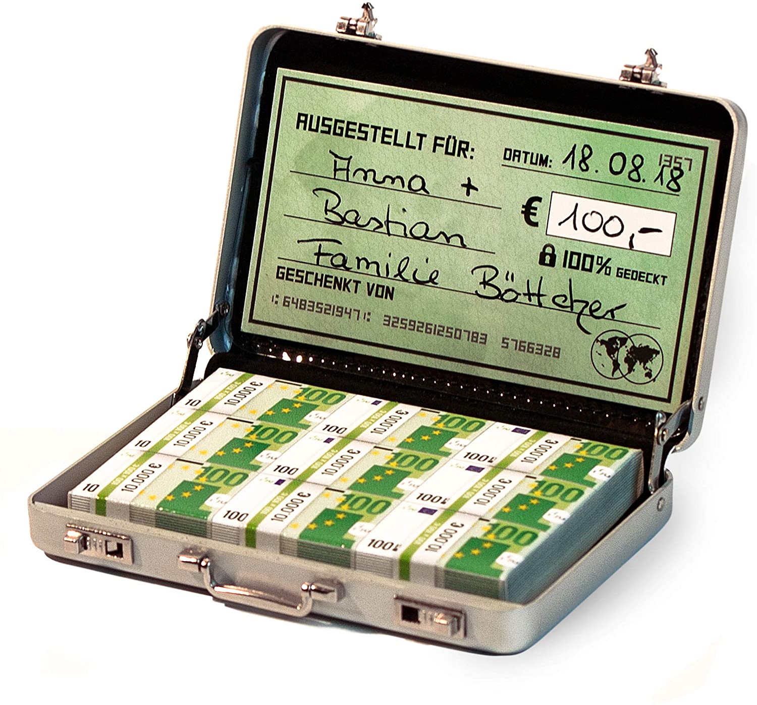 Chroma Products Money Case As Money Gift Or For Vouchers-Mini Aluminium Bri